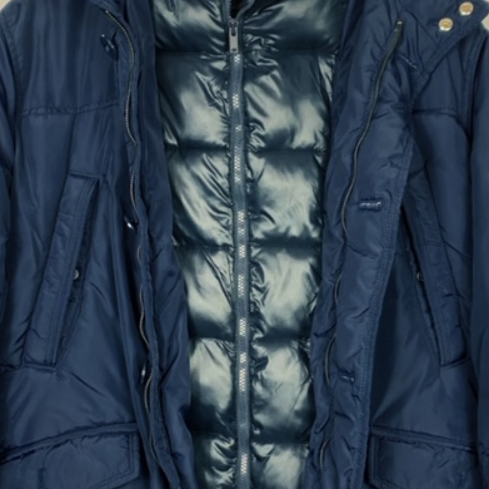 Gap Blue Precision Designed Double Layer Coat - image 5